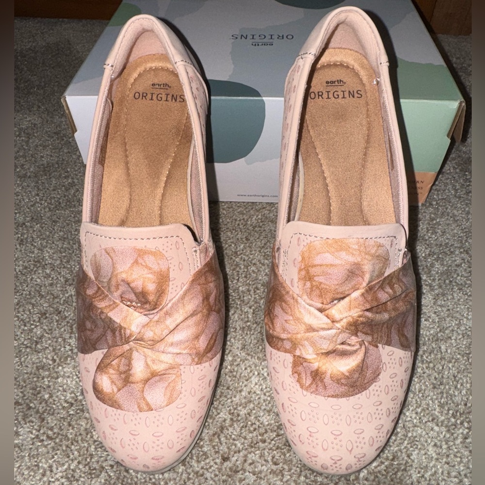 EUC Earth Origins Women’s Size 9 Finley in Dusty Pink Nubuck - Picture 3 of 5